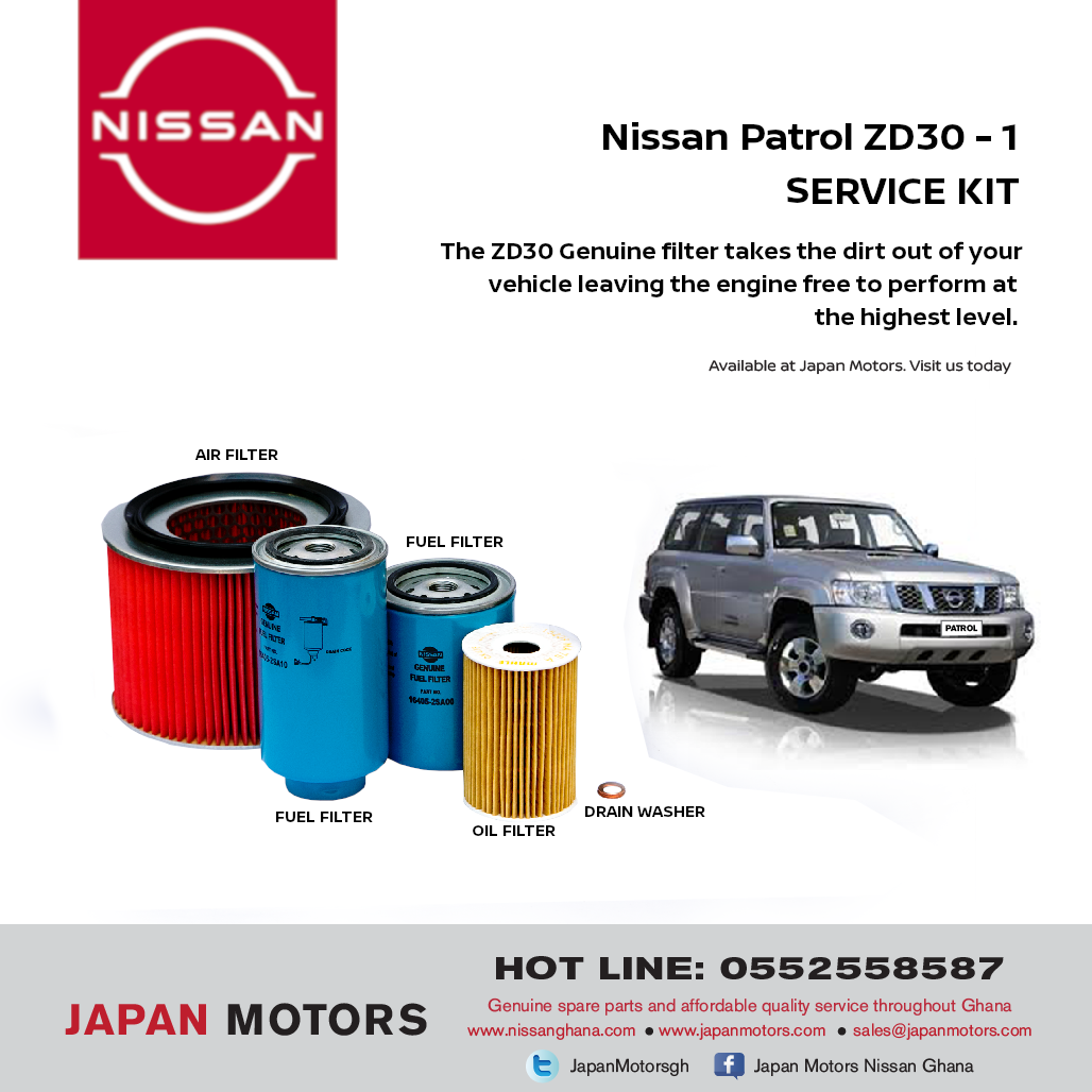 NISSAN PATROL ZD30-1 SERVICE KIT